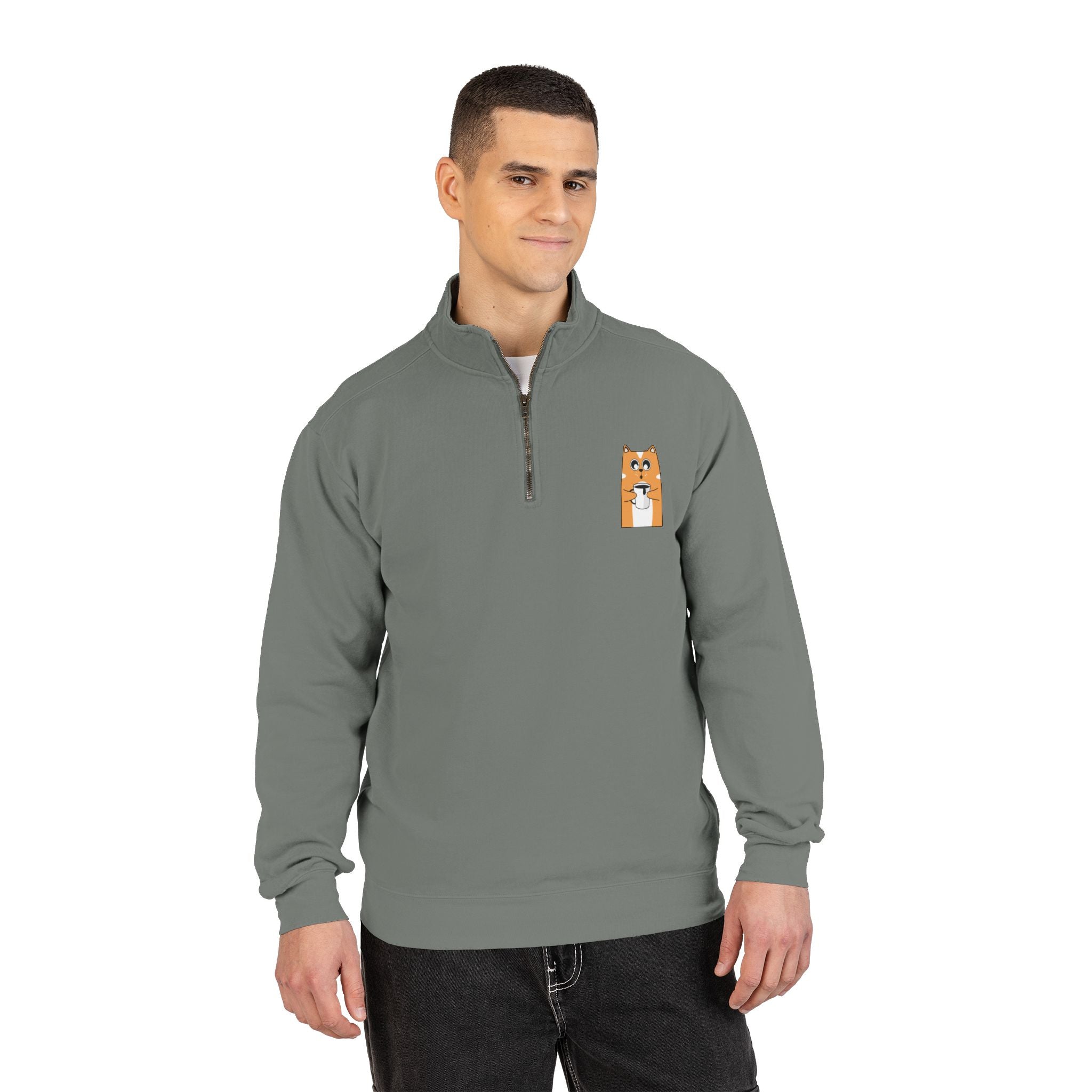 Unisex Adult Quarter-Zip Sweatshirt